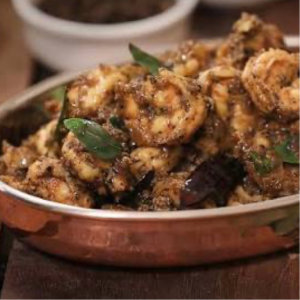 Mushroom/Prawn Dry Fry